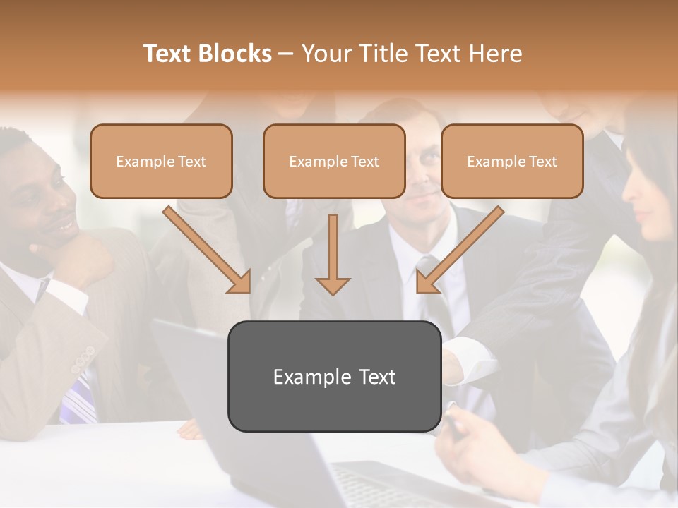 Male Discussing Employee PowerPoint Template