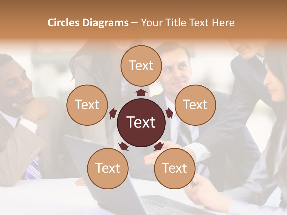 Male Discussing Employee PowerPoint Template