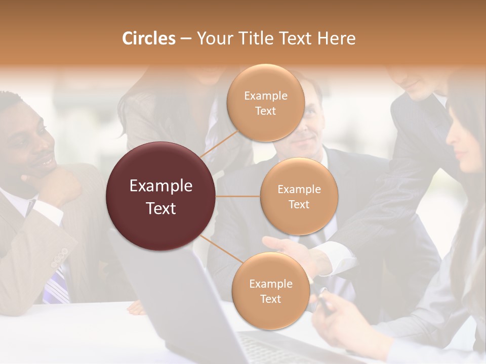 Male Discussing Employee PowerPoint Template