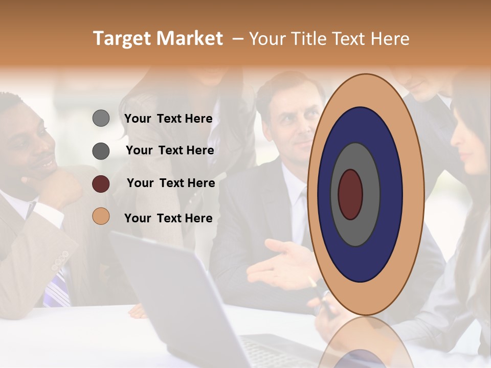 Male Discussing Employee PowerPoint Template