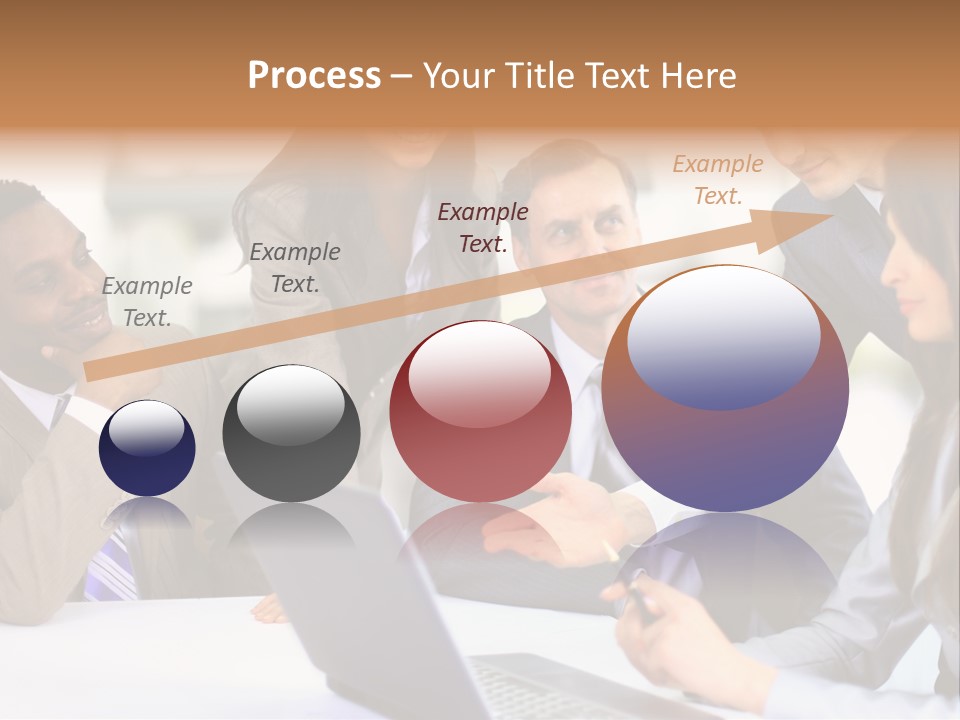 Male Discussing Employee PowerPoint Template