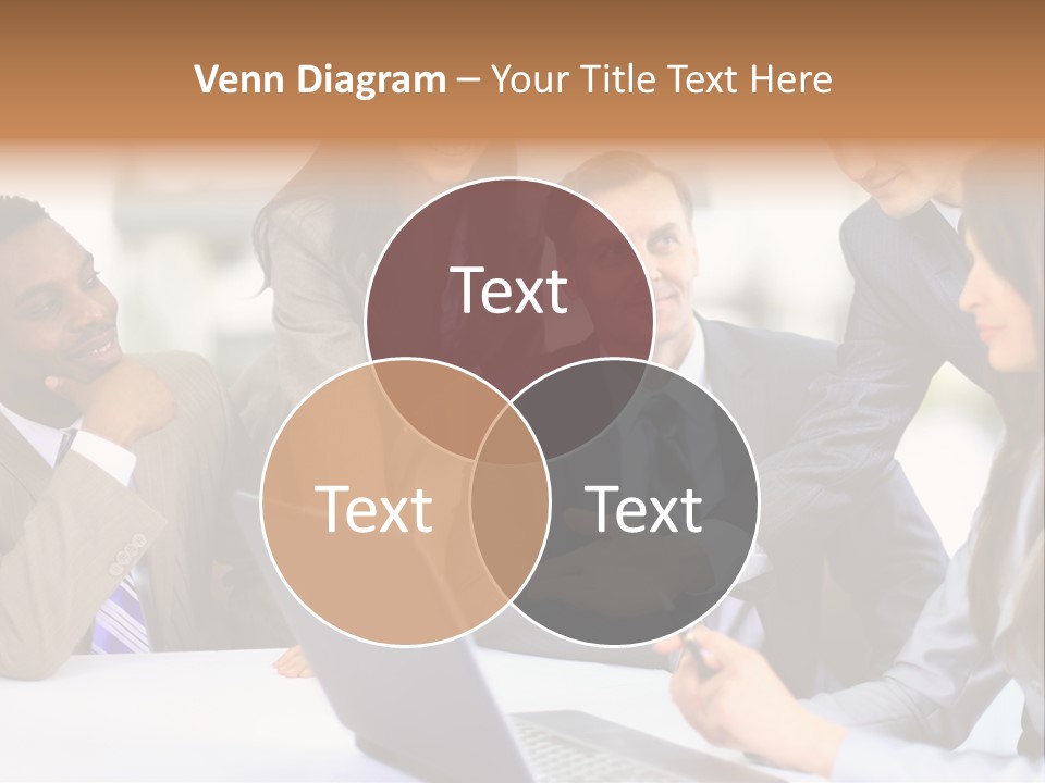 Male Discussing Employee PowerPoint Template