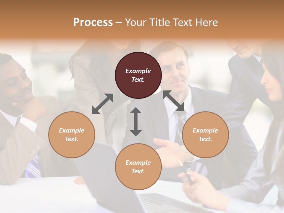 Male Discussing Employee PowerPoint Template