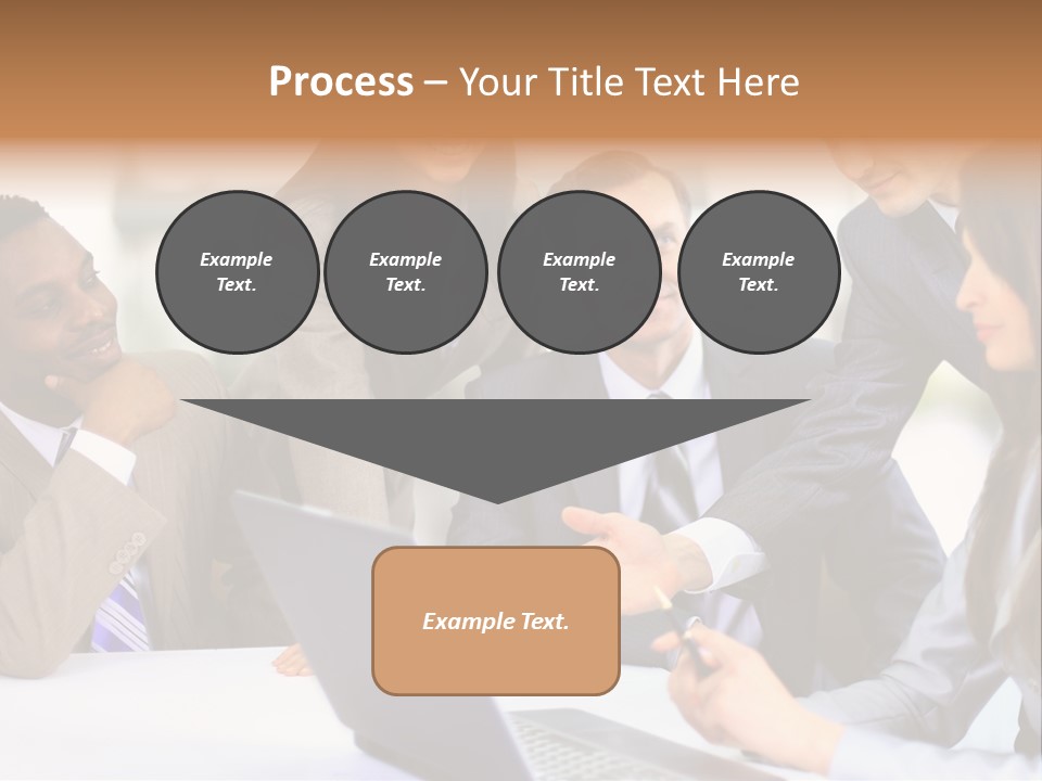Male Discussing Employee PowerPoint Template