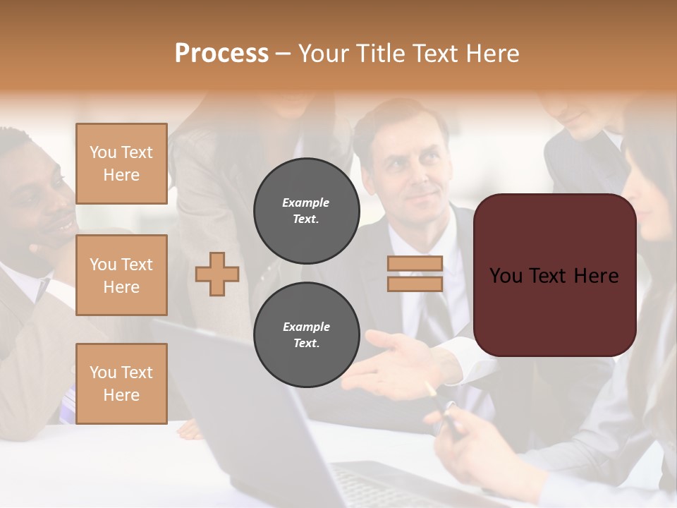 Male Discussing Employee PowerPoint Template