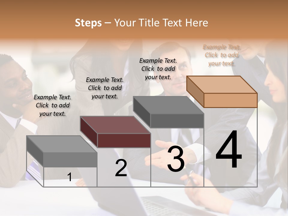 Male Discussing Employee PowerPoint Template