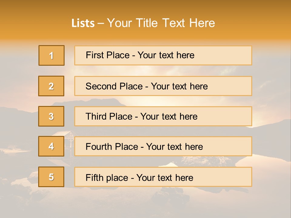 Concept Relax Scenic PowerPoint Template