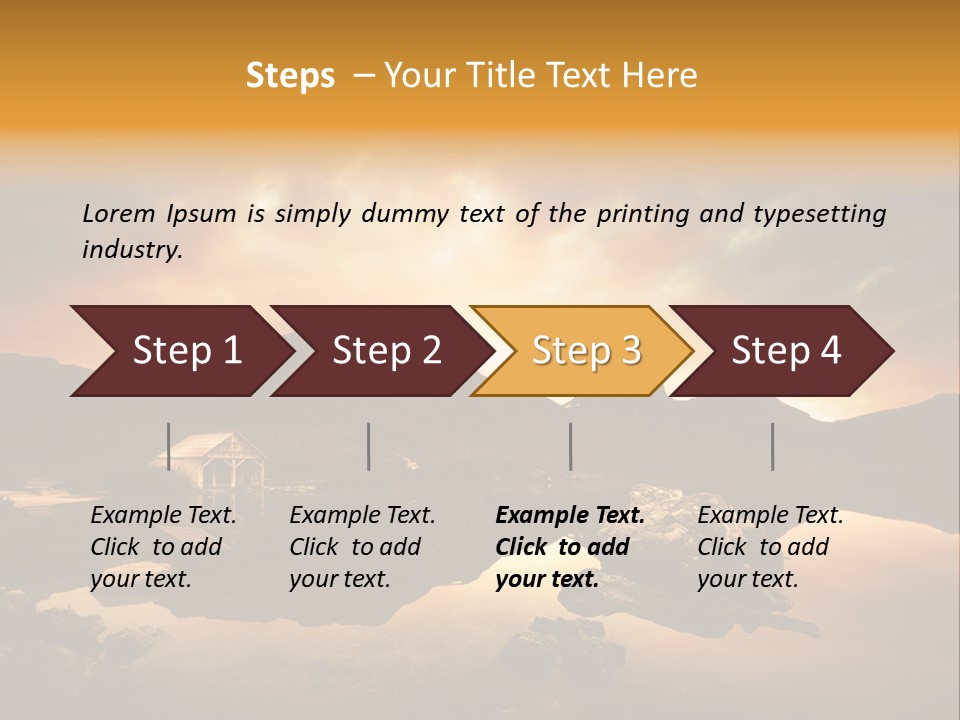 Concept Relax Scenic PowerPoint Template