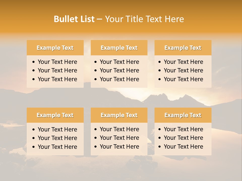 Concept Relax Scenic PowerPoint Template