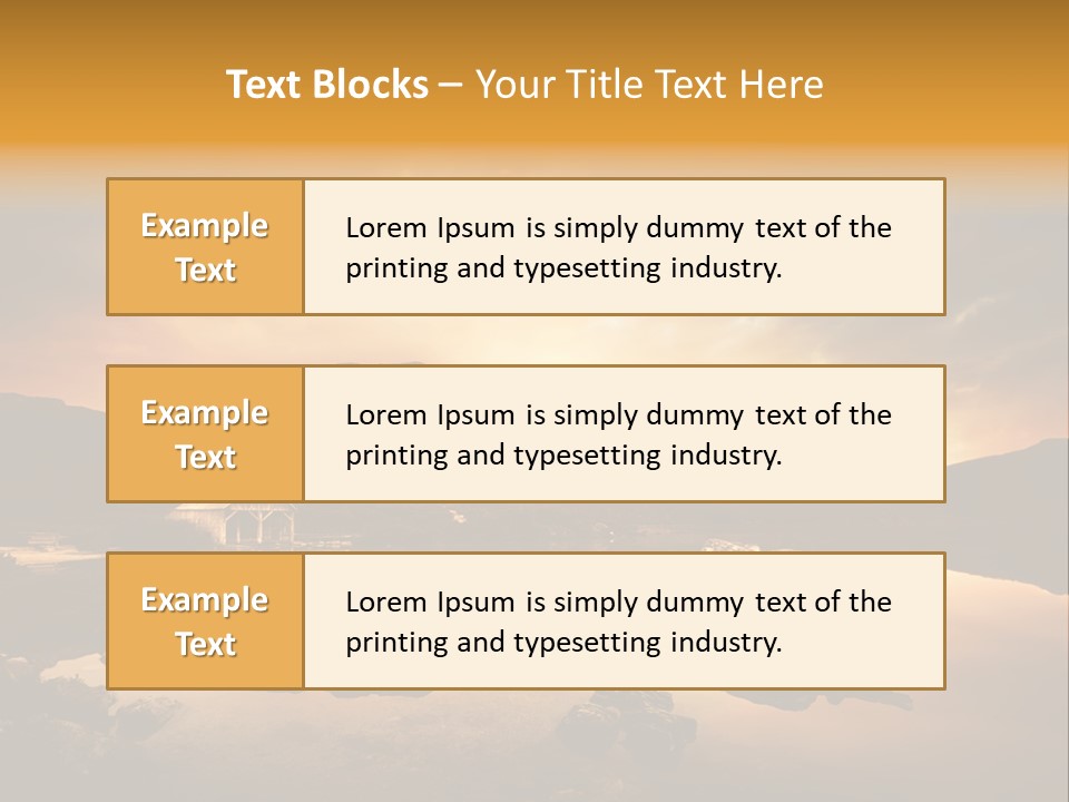 Concept Relax Scenic PowerPoint Template