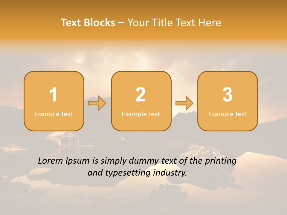 Concept Relax Scenic PowerPoint Template