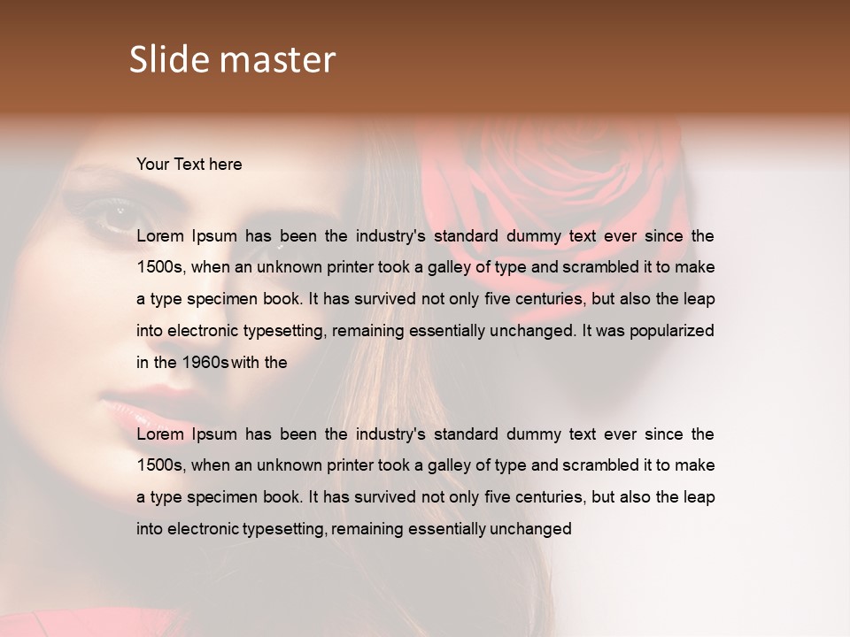 Structure Moisture Beauty PowerPoint Template