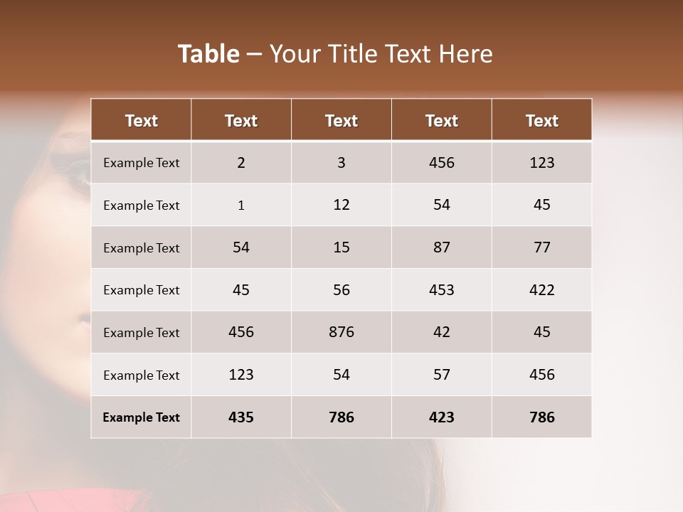 Structure Moisture Beauty PowerPoint Template