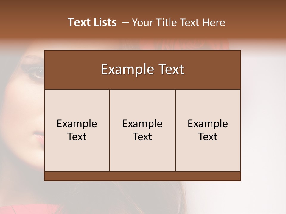 Structure Moisture Beauty PowerPoint Template