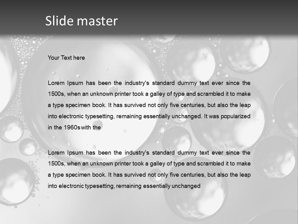 Structure Moisture Beauty PowerPoint Template