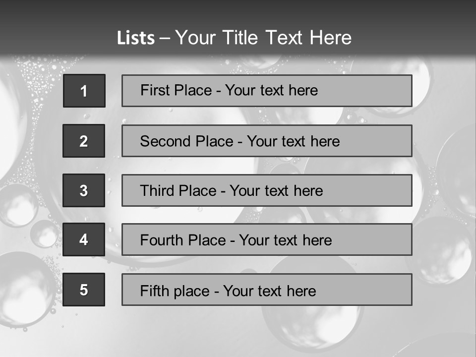 Structure Moisture Beauty PowerPoint Template