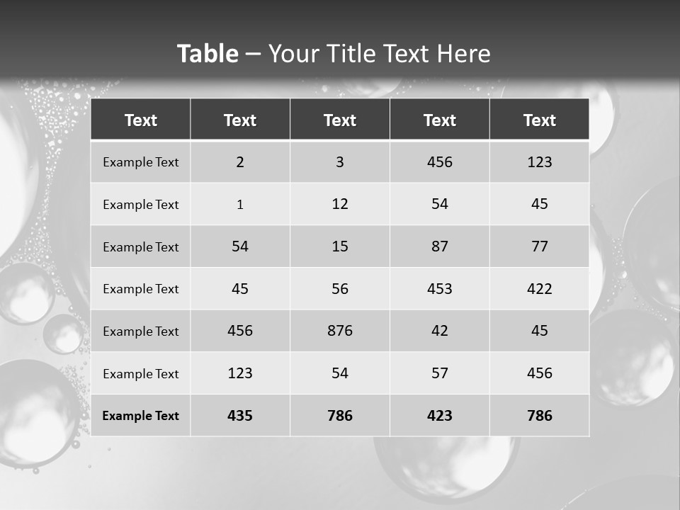 Structure Moisture Beauty PowerPoint Template