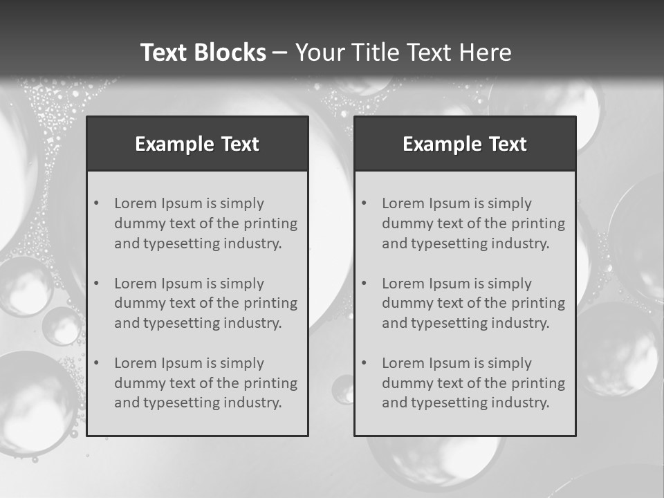 Structure Moisture Beauty PowerPoint Template