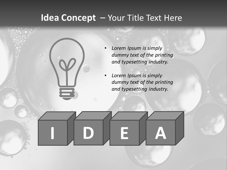 Structure Moisture Beauty PowerPoint Template