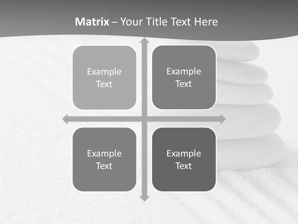A Pile Of Rocks Sitting On Top Of A White Surface PowerPoint Template