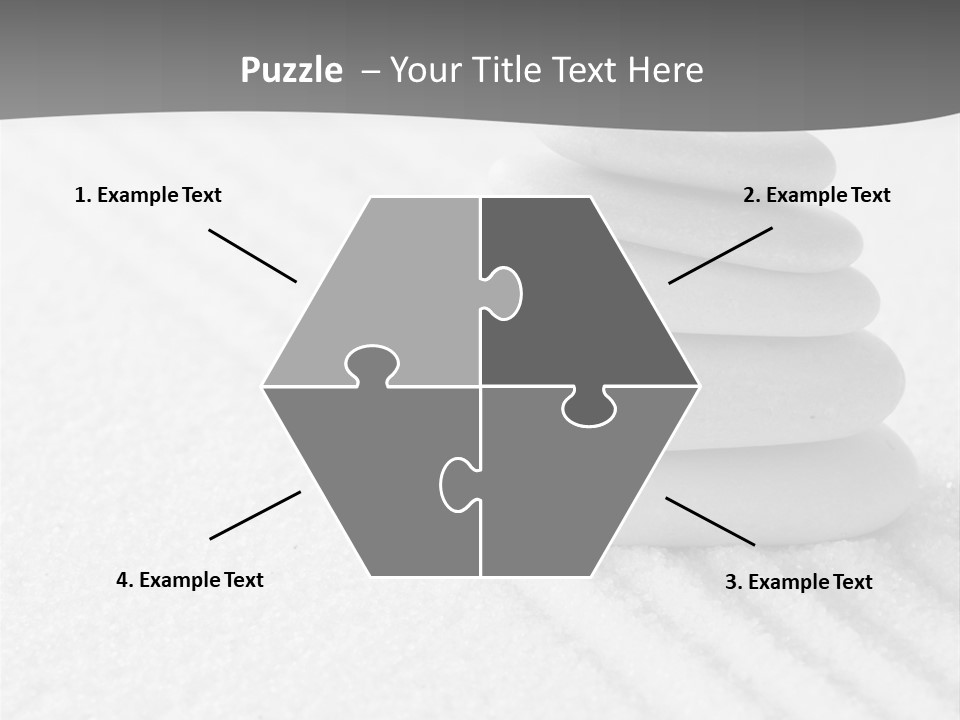 A Pile Of Rocks Sitting On Top Of A White Surface PowerPoint Template