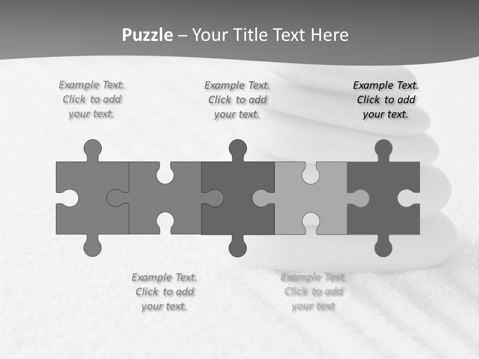 A Pile Of Rocks Sitting On Top Of A White Surface PowerPoint Template