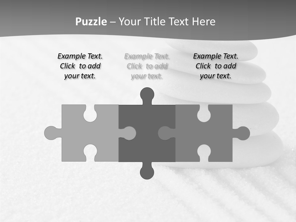 A Pile Of Rocks Sitting On Top Of A White Surface PowerPoint Template