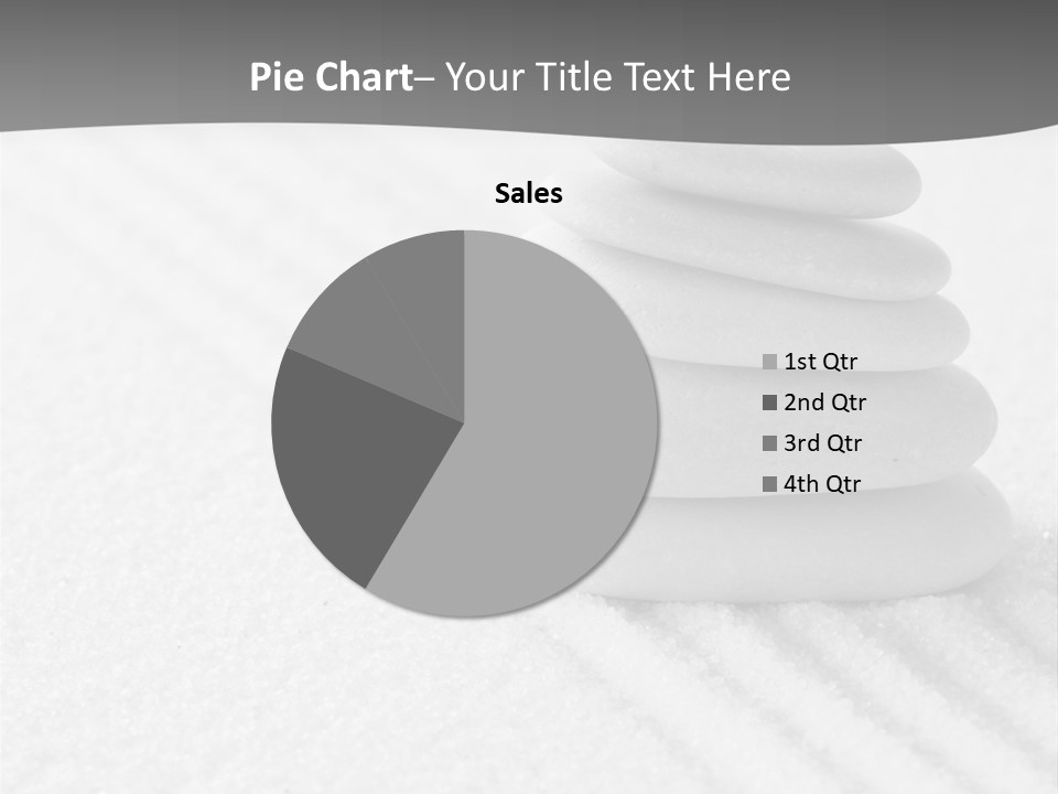 A Pile Of Rocks Sitting On Top Of A White Surface PowerPoint Template