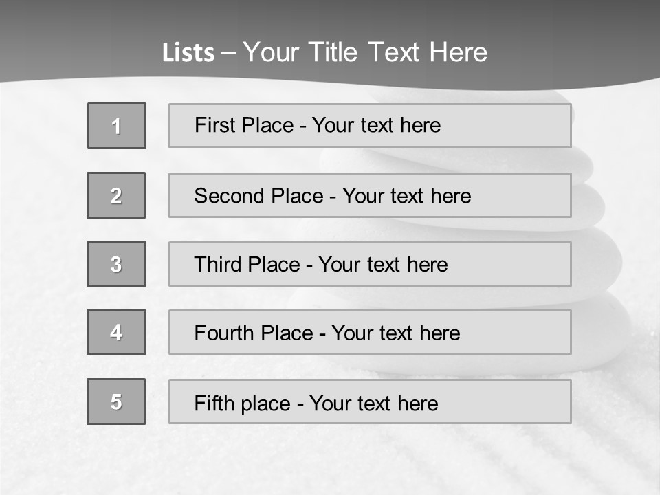 A Pile Of Rocks Sitting On Top Of A White Surface PowerPoint Template