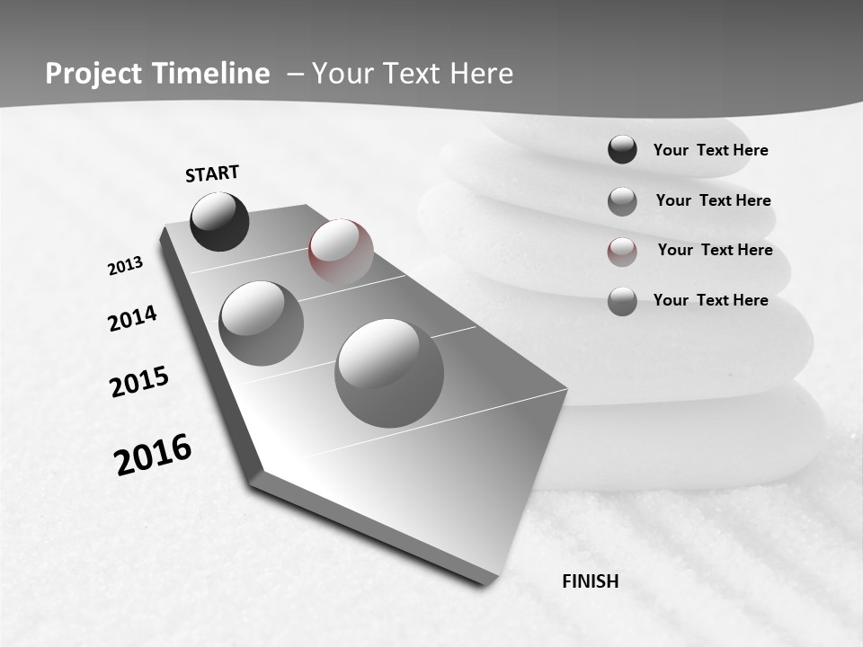 A Pile Of Rocks Sitting On Top Of A White Surface PowerPoint Template