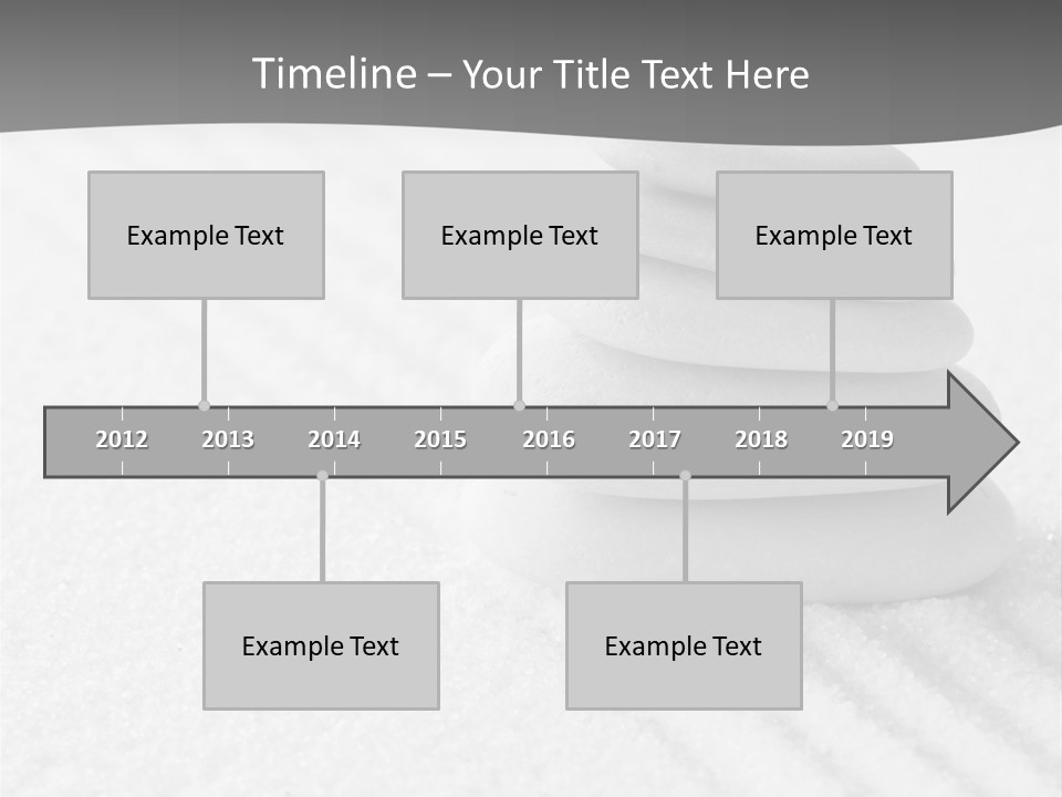 A Pile Of Rocks Sitting On Top Of A White Surface PowerPoint Template