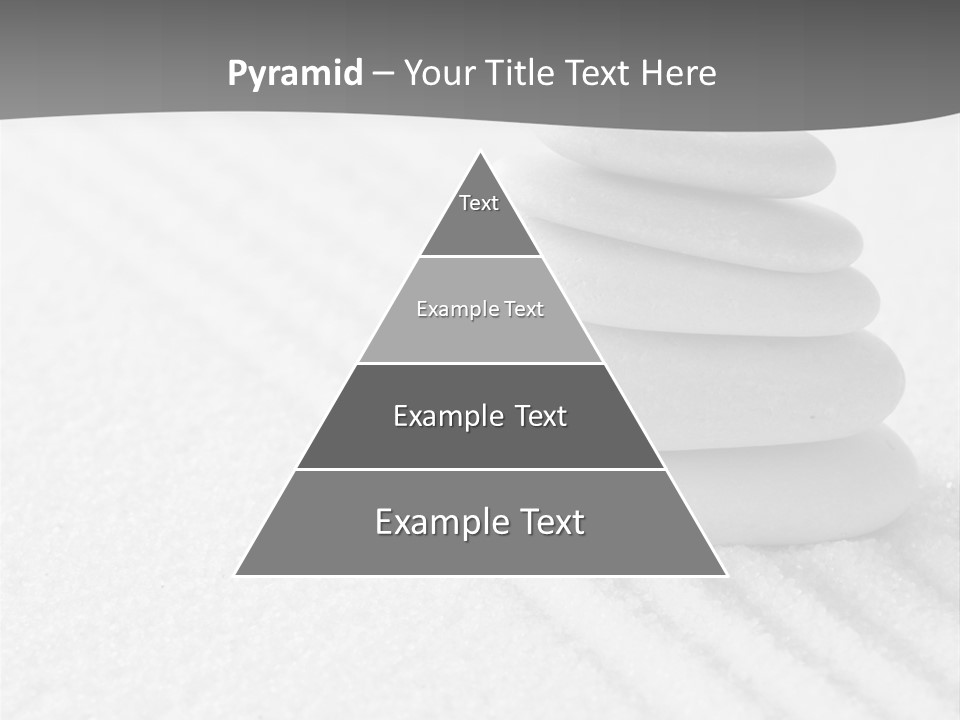 A Pile Of Rocks Sitting On Top Of A White Surface PowerPoint Template