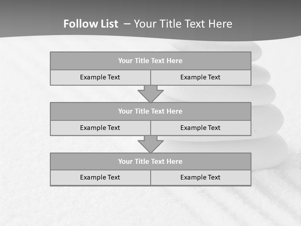 A Pile Of Rocks Sitting On Top Of A White Surface PowerPoint Template