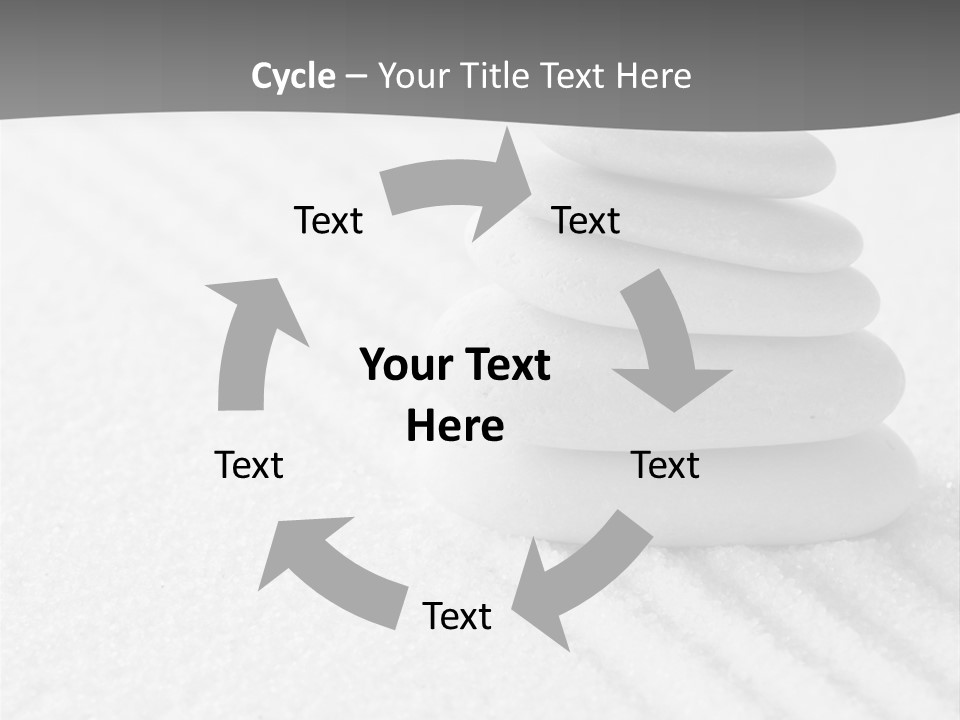 A Pile Of Rocks Sitting On Top Of A White Surface PowerPoint Template