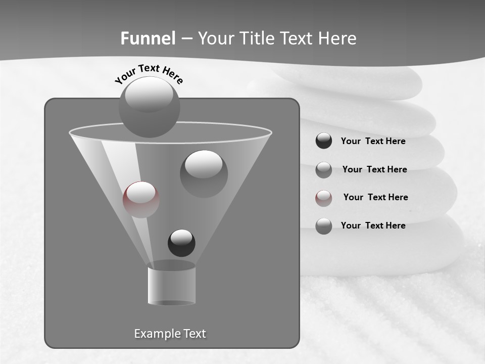 A Pile Of Rocks Sitting On Top Of A White Surface PowerPoint Template