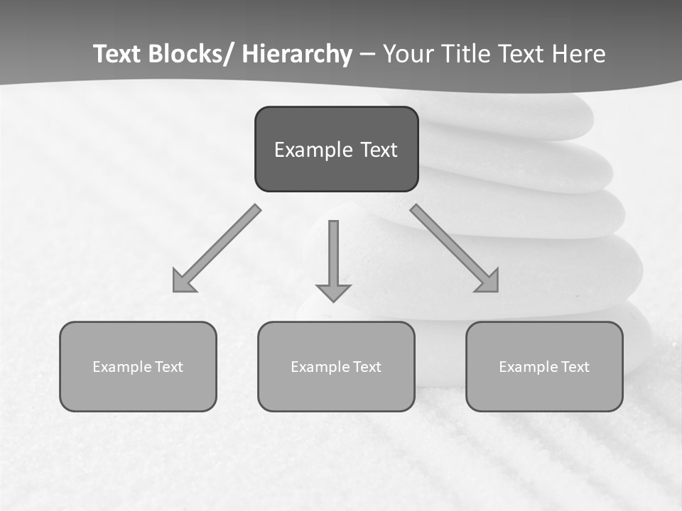 A Pile Of Rocks Sitting On Top Of A White Surface PowerPoint Template