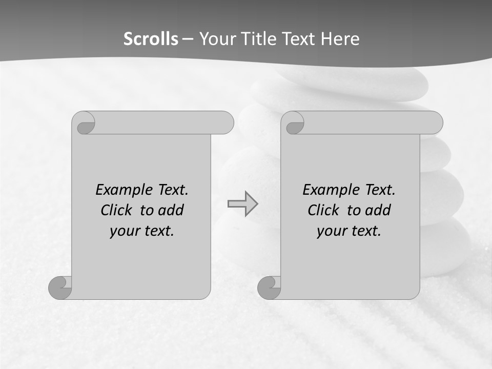 A Pile Of Rocks Sitting On Top Of A White Surface PowerPoint Template