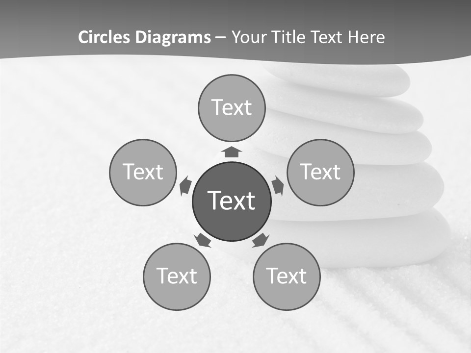 A Pile Of Rocks Sitting On Top Of A White Surface PowerPoint Template