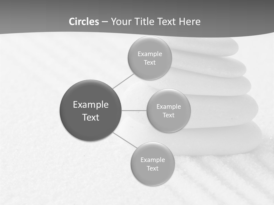 A Pile Of Rocks Sitting On Top Of A White Surface PowerPoint Template