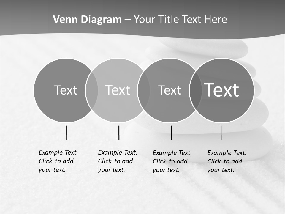 A Pile Of Rocks Sitting On Top Of A White Surface PowerPoint Template