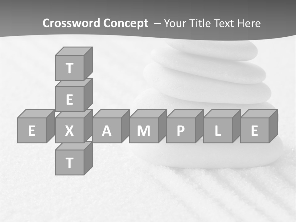 A Pile Of Rocks Sitting On Top Of A White Surface PowerPoint Template