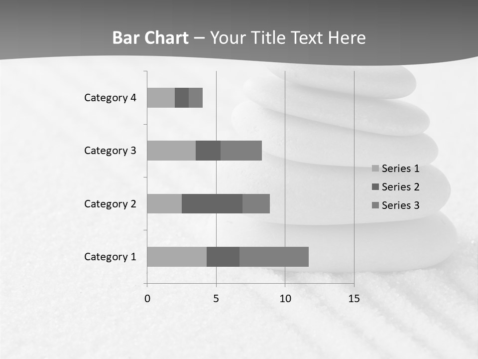A Pile Of Rocks Sitting On Top Of A White Surface PowerPoint Template