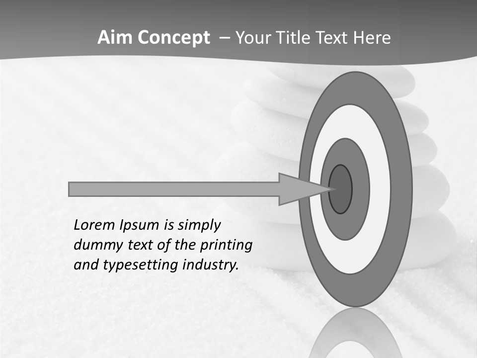 A Pile Of Rocks Sitting On Top Of A White Surface PowerPoint Template