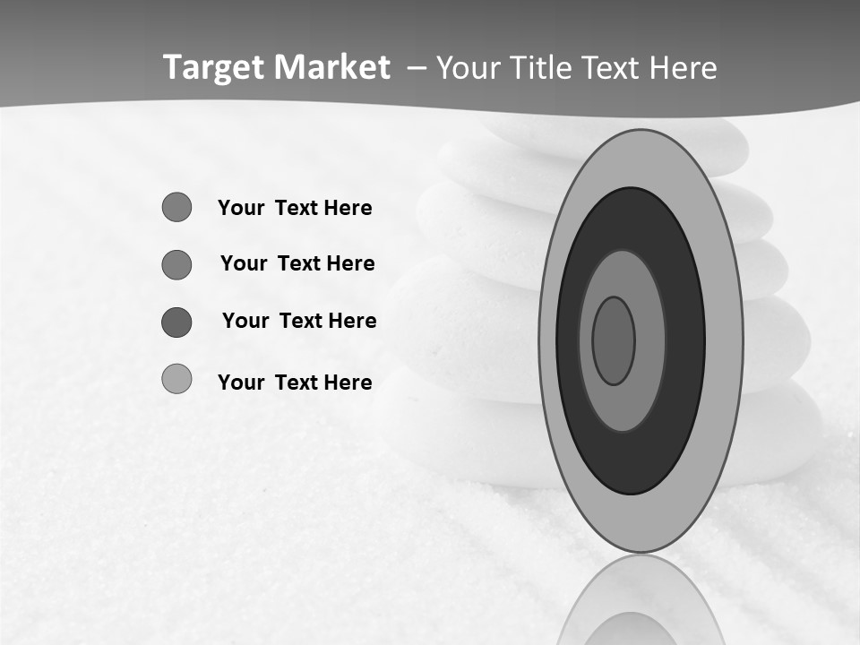 A Pile Of Rocks Sitting On Top Of A White Surface PowerPoint Template