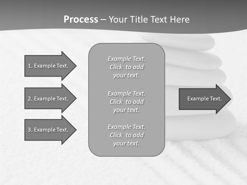 A Pile Of Rocks Sitting On Top Of A White Surface PowerPoint Template