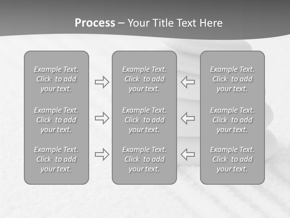 A Pile Of Rocks Sitting On Top Of A White Surface PowerPoint Template