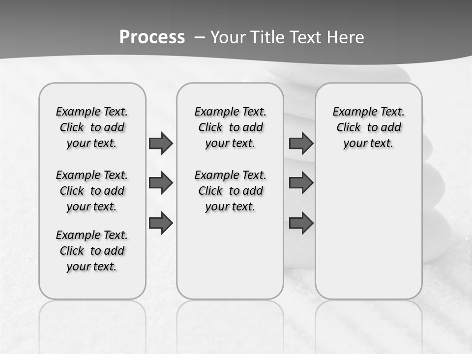 A Pile Of Rocks Sitting On Top Of A White Surface PowerPoint Template
