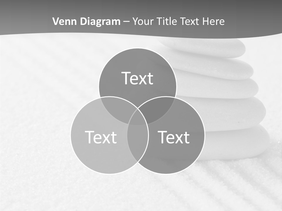 A Pile Of Rocks Sitting On Top Of A White Surface PowerPoint Template