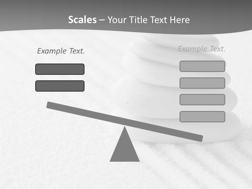 A Pile Of Rocks Sitting On Top Of A White Surface PowerPoint Template