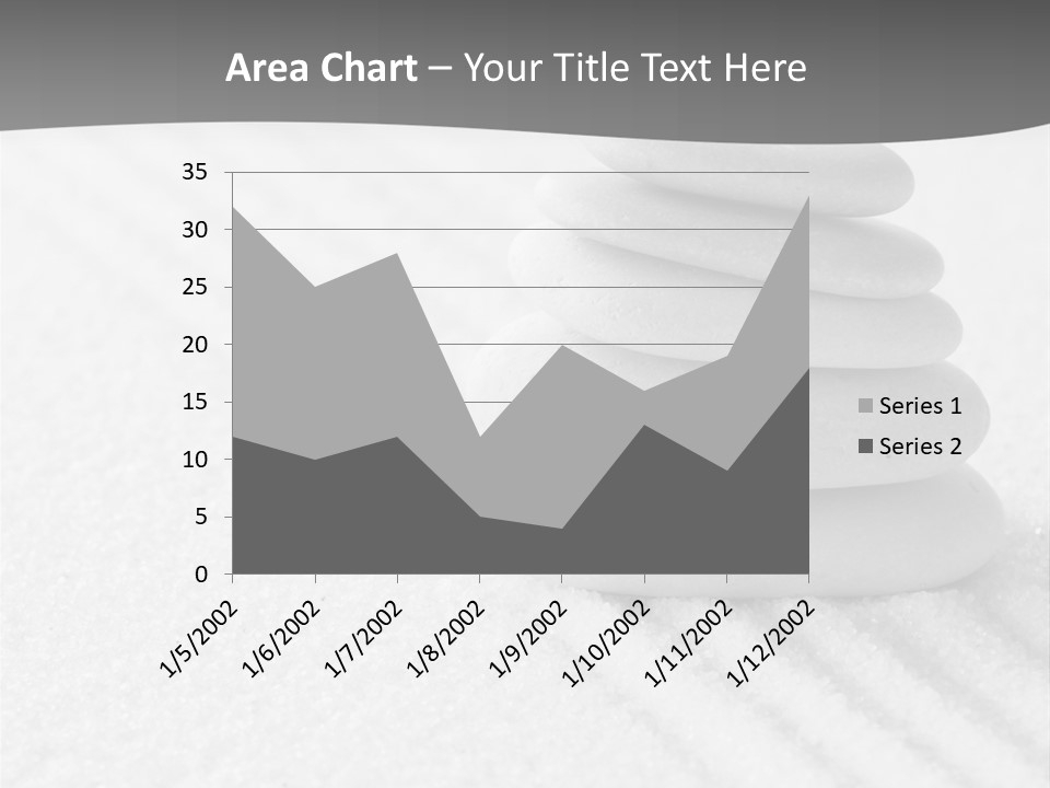 A Pile Of Rocks Sitting On Top Of A White Surface PowerPoint Template